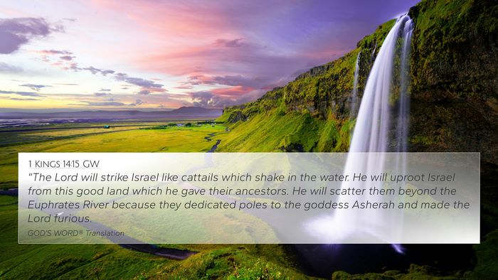 1 Kings 14:15 GW Bible Verse Image