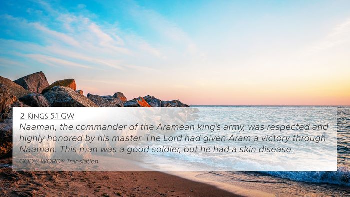 2 Kings 5:1 GW Bible Verse Image