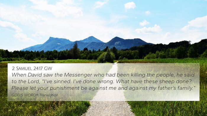 2 Samuel 24:17 GW Bible Verse Image
