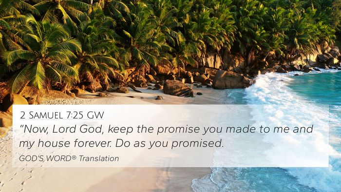2 Samuel 7:25 GW Bible Verse Image