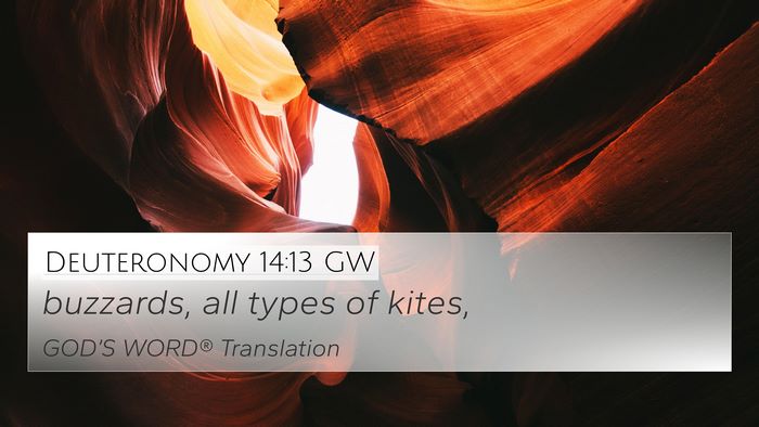 Deuteronomy 14:13 GW 4K Wallpaper - buzzards, all types of - 4K Wallpaper Bible Verse