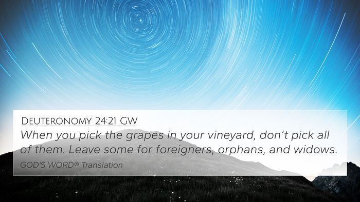 Deuteronomy 24:21 GW Bible Verse Image