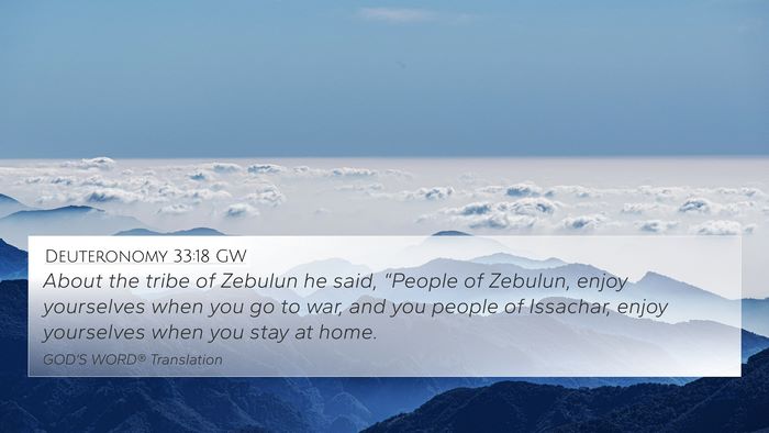 Deuteronomy 33:18 GW 4K Wallpaper - About the tribe of Zebulun he said, “People of - 4K Wallpaper Bible Verse