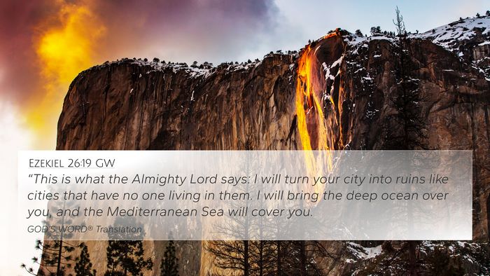 Ezekiel 26:19 GW Bible Verse Image