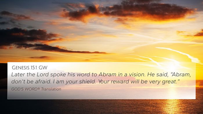 Genesis 15:1 GW Bible Verse Image