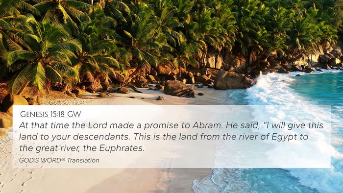 Genesis 15:18 GW Bible Verse Image