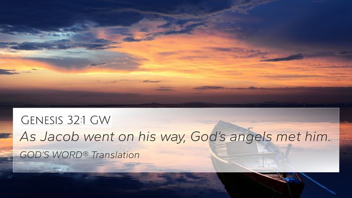 Genesis 32:1 GW 4K Wallpaper - As Jacob went on his way, God’s angels met - 4K Wallpaper Bible Verse