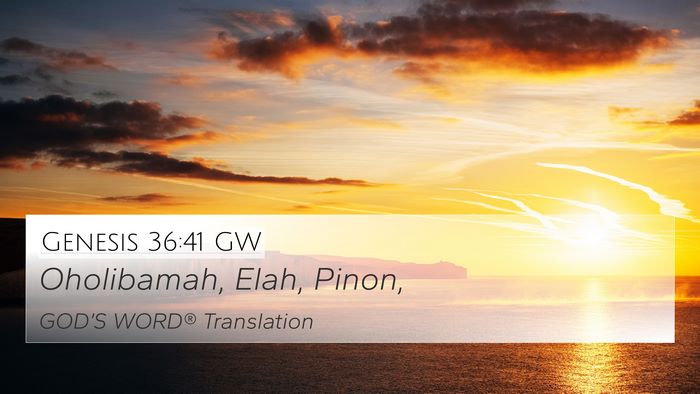 Genesis 36:41 GW Bible Verse Image