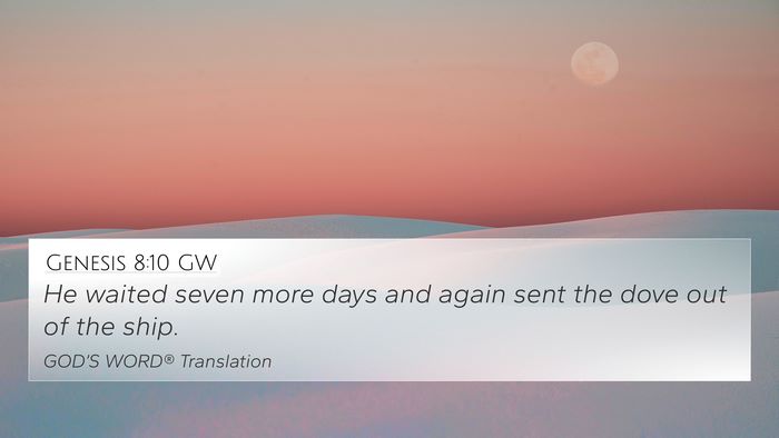 Genesis 8:10 GW Bible Verse Image