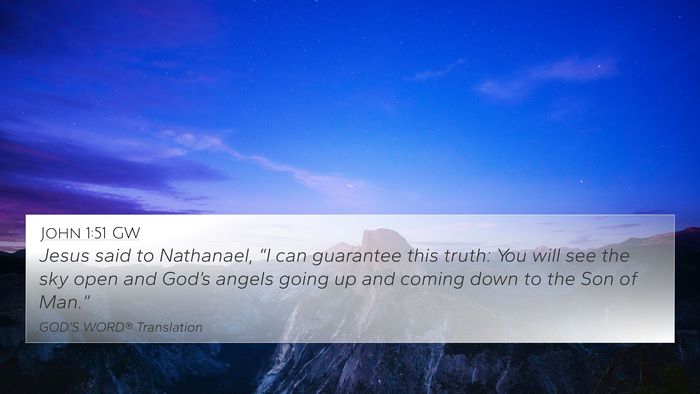 John 1:51 GW Bible Verse Image