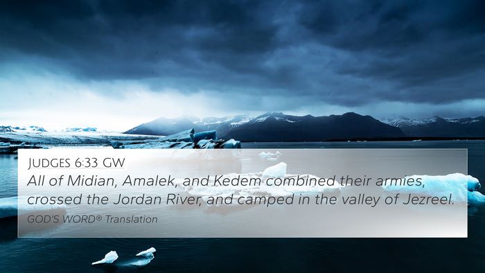 Judges 6:33 GW Bible Verse Image