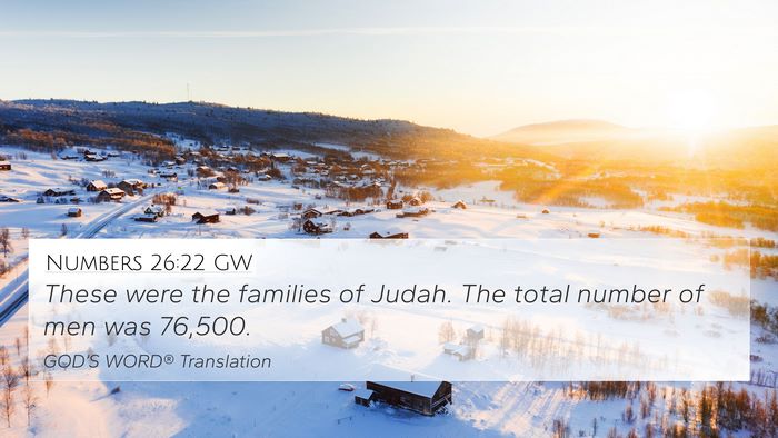 Numbers 26:22 GW Bible Verse Image