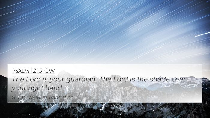 Psalm 121:5 GW Bible Verse Image