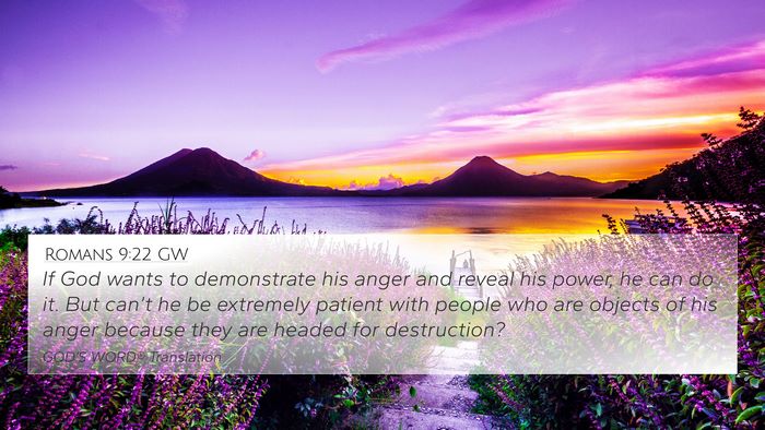 Romans 9:22 GW Bible Verse Image