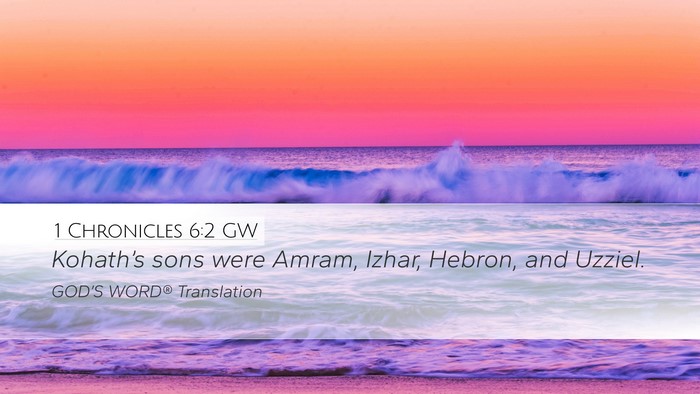 1 Chronicles 6:2 GW Bible Verse Image