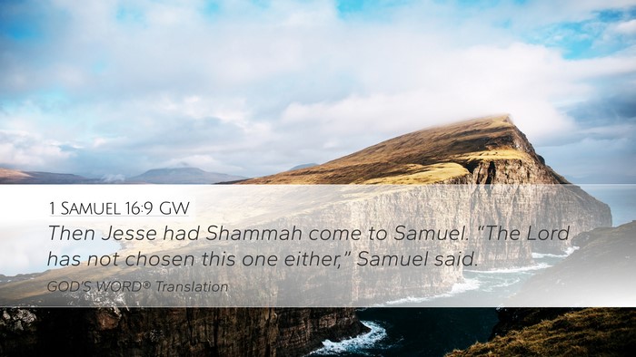 1 Samuel 16:9 GW Bible Verse Image