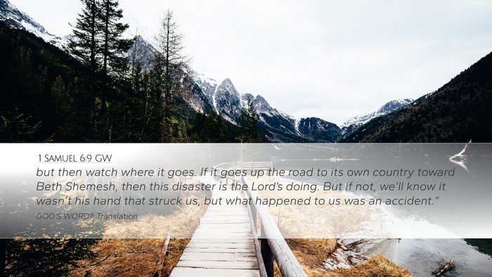 1 Samuel 6:9 GW Bible Verse Image