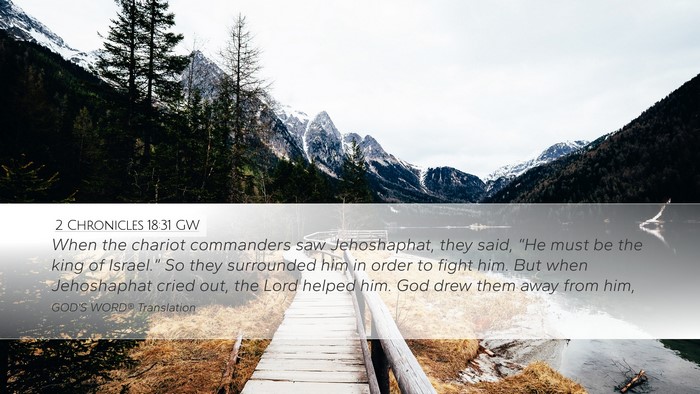 2 Chronicles 18:31 GW Bible Verse Image