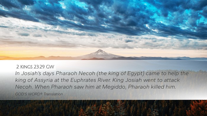 2 Kings 23:29 GW Bible Verse Image