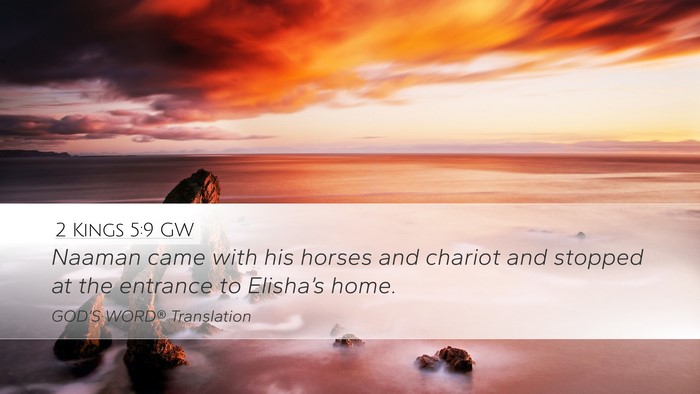 2 Kings 5:9 GW Bible Verse Image