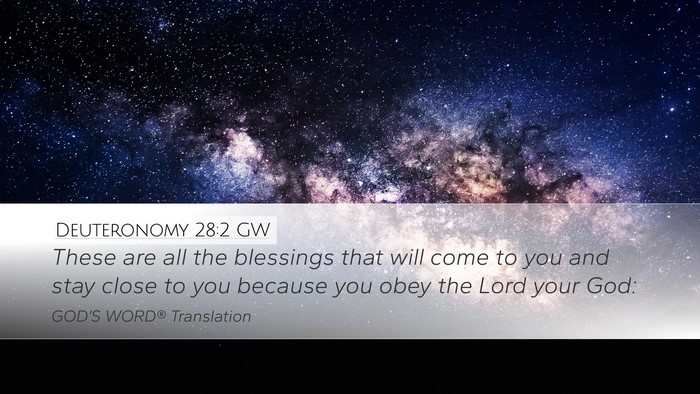 Deuteronomy 28:2 GW Bible Verse Image
