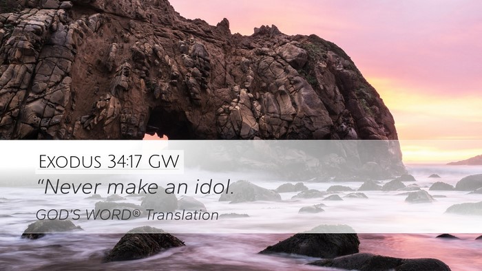 Exodus 34:17 GW Bible Verse Image