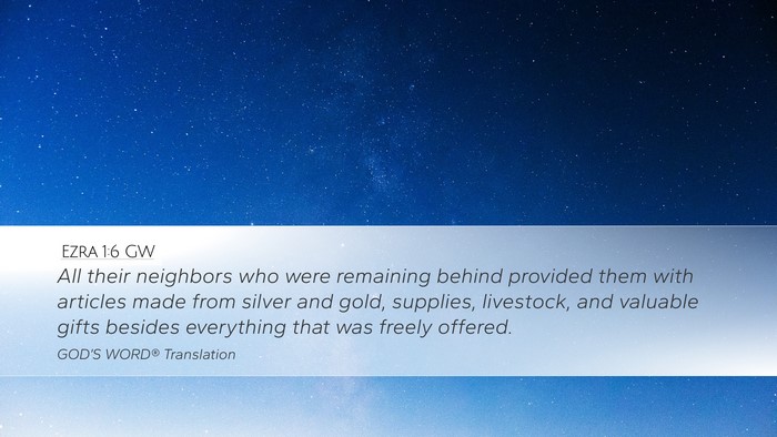 Ezra 1:6 GW Bible Verse Image