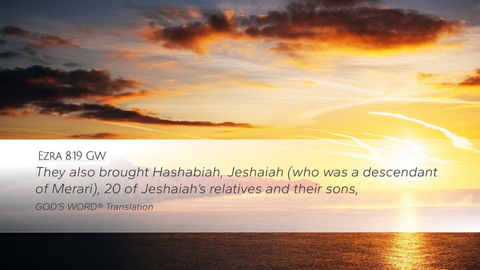 Ezra 8:19 GW Bible Verse Image