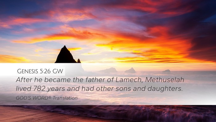 Genesis 5:26 GW Bible Verse Image