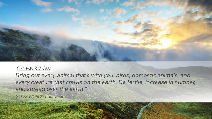 Genesis 8:17 GW Bible Verse Image