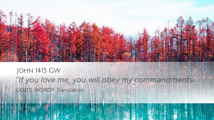 John 14:15 GW Bible Verse Image
