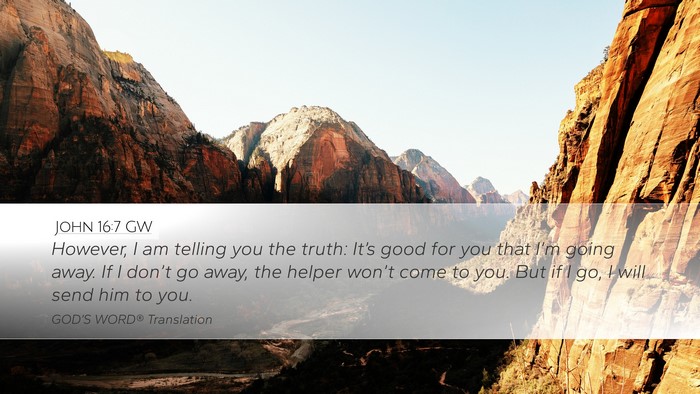 John 16:7 GW Bible Verse Image