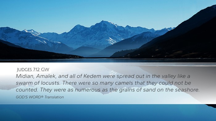 Judges 7:12 GW Bible Verse Image