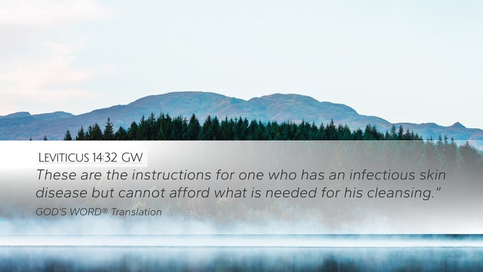 Leviticus 14:32 GW Bible Verse Image