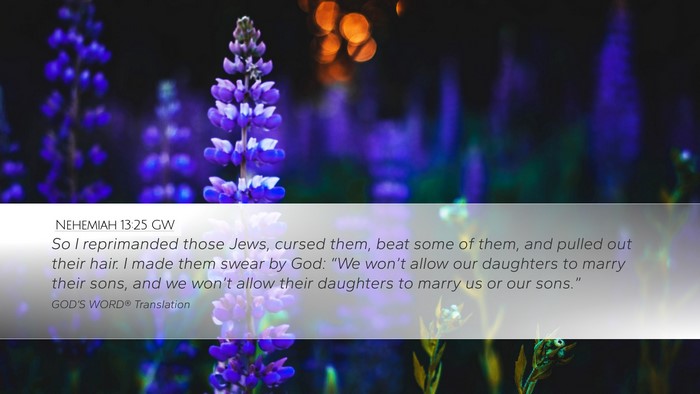 Nehemiah 13:25 GW Bible Verse Image