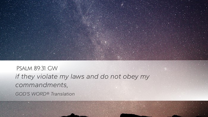 Psalm 89:31 GW Bible Verse Image