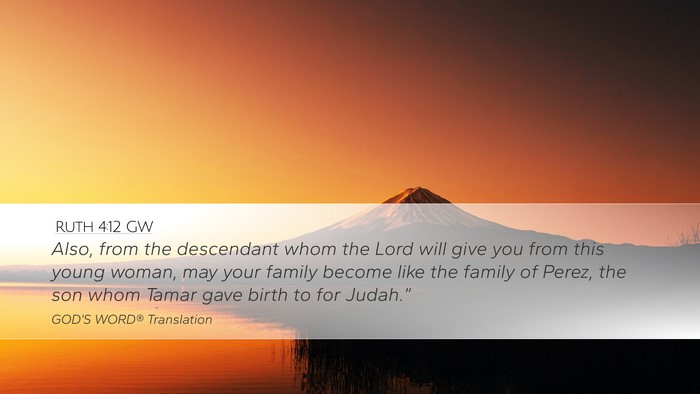 Ruth 4:12 GW Bible Verse Image