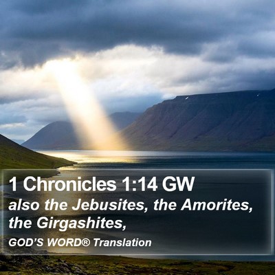 1 Chronicles 1:14 GW Bible Verse Image
