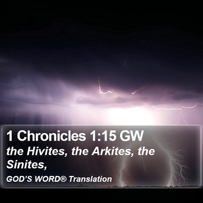 1 Chronicles 1:15 GW Bible Verse Image