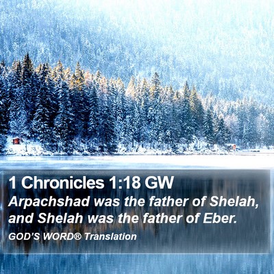1 Chronicles 1:18 GW Bible Verse Image