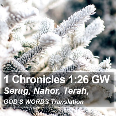 1 Chronicles 1:26 GW Bible Verse Image
