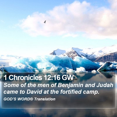 1 Chronicles 12:16 GW Bible Verse Image