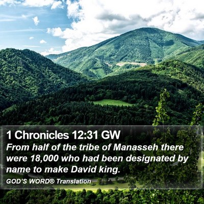 1 Chronicles 12:31 GW Bible Verse Image