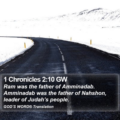 1 Chronicles 2:10 GW Bible Verse Image