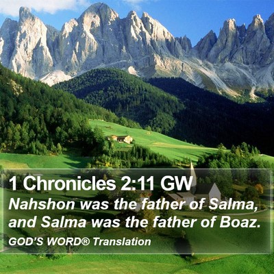 1 Chronicles 2:11 GW Bible Verse Image