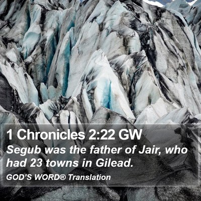 1 Chronicles 2:22 GW Bible Verse Image