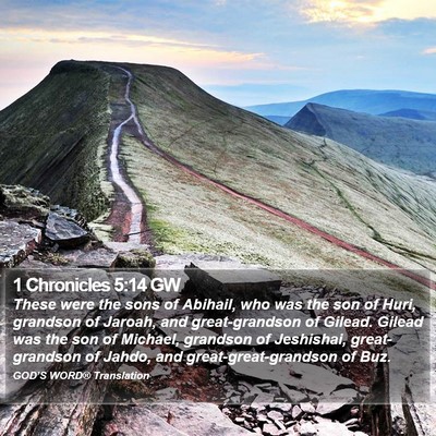 1 Chronicles 5:14 GW Bible Verse Image