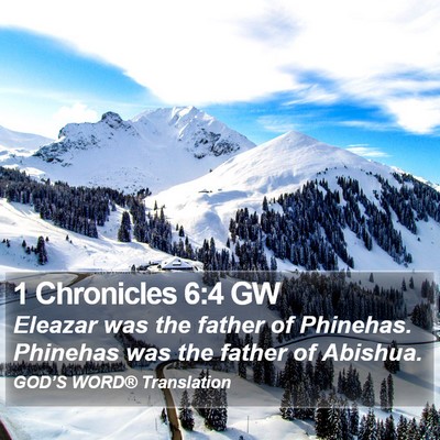 1 Chronicles 6:4 GW Bible Verse Image
