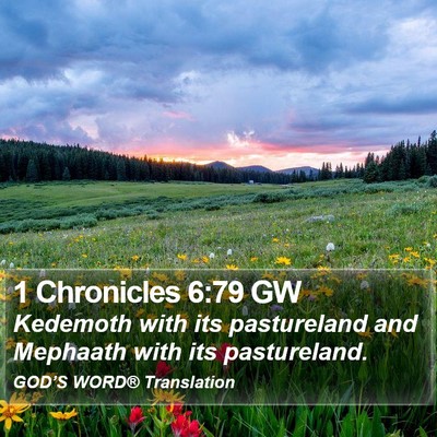 1 Chronicles 6:79 GW Bible Verse Image