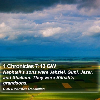 1 Chronicles 7:13 GW Bible Verse Image